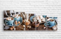 Pictură ArtDesign Sweets and coffee 161x60cm (E-10244)