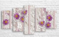 Pictură ArtDesign Flowers 150x80cm (C-10393)
