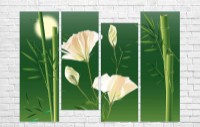 Pictură ArtDesign Flowers and bamboo 120х85cm (C-10061)