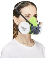 Respirator BLS 4100 A2P2 NR Grey/Green imaginea #5 — magazin online Desire.md