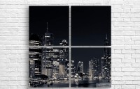 Pictură ArtDesign Night in the city 92х92cm (B-10090)