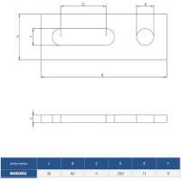 Placa adaptor Profmet 070N30010 imaginea #3 — magazin online Desire.md