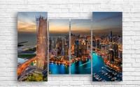 Картина ArtDesign Night Dubai 140х93cm (B-10050)