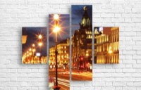 Pictură ArtDesign Night lights 128х110cm (B-10134)