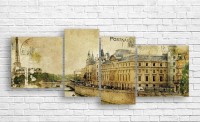 Pictură ArtDesign Old city 164x70cm (R-10094)
