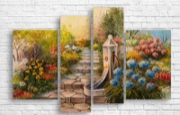 Pictură ArtDesign Old Garden 106х67cm (F-10039)