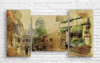 Pictură ArtDesign Old photograph of the city 116x65cm (R-10093)
