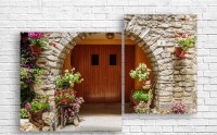 Pictură ArtDesign Ancient entrance to the courtyard 121x80cm (B-10229)