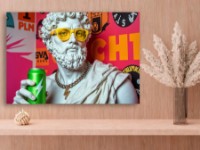 Pictură ArtDesign Ancient god in pop art style 48x70cm (PO-10021)