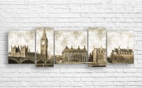 Pictură ArtDesign Ancient city 211x65cm (B-10216)