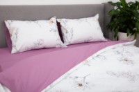 Постельное бельё Relaxe Home Soft Dreams Blossom on White 200x220cm (019323) фото №4 — интернет-магазин Desire.md