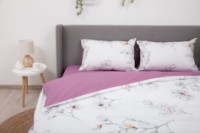 Постельное бельё Relaxe Home Soft Dreams Blossom on White 200x220cm (019323) фото №5 — интернет-магазин Desire.md