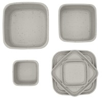 Set containere din silicon Kikka Boo Platinum Snack Box Sand 3in1 (31302050010) imaginea #2 — magazin online Desire.md
