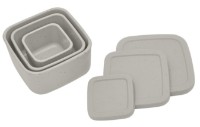Set containere din silicon Kikka Boo Platinum Snack Box Sand 3in1 (31302050010) imaginea #3 — magazin online Desire.md