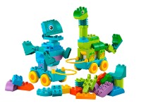 Set de construcție Lego Duplo: 3in1 Dinosaurs On Wheels (10451)