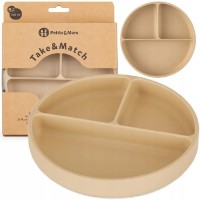 Тарелка силиконовая Petite&Mars Take&Match Desert Sand (715818) фото №2 — интернет-магазин Desire.md