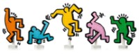 Set de construcție Lego Keith Haring Dancing Figures (31216)