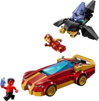 Set de construcție Lego Marvel Iron Man Car&Black Panther vs.Red Hulk (76310)