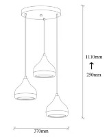 Люстра Trendy Yildo 6871 37x111x37cm GTR002611 фото №2 — интернет-магазин Desire.md