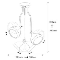 Люстра Trendy Yildo 6891 50x75x50cm GTR002631 фото №2 — интернет-магазин Desire.md