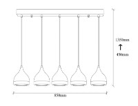 Люстра Trendy Yildo 7010 85x135x15cm GTR002633 фото №2 — интернет-магазин Desire.md