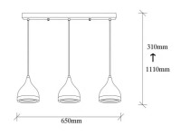 Люстра Trendy Yildo 7041 65x31x14cm GTR002613 фото №2 — интернет-магазин Desire.md