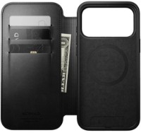 Husa de protecție Nomad Leather Folio Modern Horween iPhone 17 Pro Max Black (NM-NM014117858) imaginea #2 — magazin online Desire.md