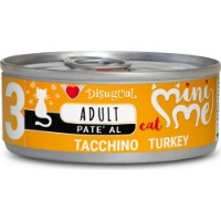Hrană umedă pentru pisici Disugual Mini Me Adult Turkey & Bresaola 85g