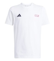 Детская футболка Adidas J Mrvl Sm Gfx White/Black, s.176