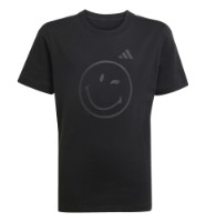 Детская футболка Adidas J Smi Black/Carbon, s.164