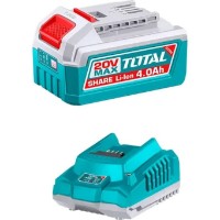 Набор аккумулятор и зарядное устройство Total Tools TFBCPK1012