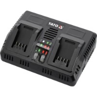 Быстрое двойное зарядное устройство Yato YT-828501