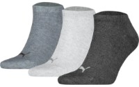 Детские носки Puma Unisex Sneaker Plain 3P Anthracil Mel Grey, s.35-38