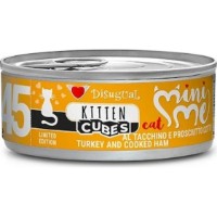 Hrană umedă pentru pisici Disugual Mini Me Kitten Turkey & Ham 85g