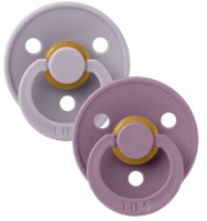 Suzeta BIBS Fossil Grey/Mauve 0-6m 2pcs (5713795236657)