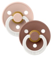 Suzeta BIBS Glow Blush/Woodchuck 0-6m 2pcs (5713795266975)