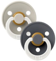 Suzeta BIBS Glow Sand/Iron 6-18m 2pcs (5713795266913)