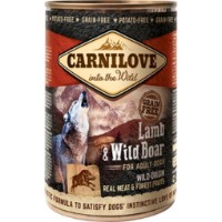 Влажный корм для собак Carnilove Wild Meat Lamb & Wild Boar 400g