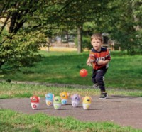 Bowling pentru copii Chicco Monkey Strike (52280) imaginea #6 — magazin online Desire.md