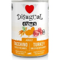 Hrană umedă pentru câini Disugual Adult Turkey with Speck & Carrots 400g