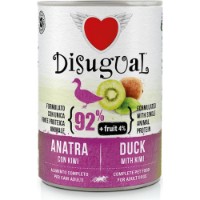 Hrană umedă pentru câini Disugual Adult with Duck & Kiwi 400g