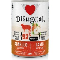 Hrană umedă pentru câini Disugual Adult with Lamb & Pear 400g