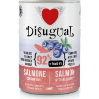 Hrană umedă pentru câini Disugual Adult with Salmon & Blueberry 400g