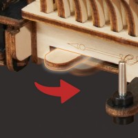 Puzzle 3D-constructor Robotime LKA01 imaginea #10 — magazin online Desire.md