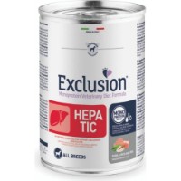Hrană umedă pentru câini Exclusion Diet Hepatic Pork&Rice And Pea All Breeds 400g