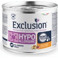 Hrană umedă pentru câini Exclusion Diet Hypoallergenic Duck&Potato All Breeds Adult 400g 