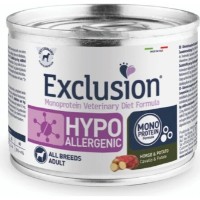 Hrană umedă pentru câini Exclusion Diet Hypoallergenic Horse&Potato All Breeds Adult 200g