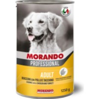 Hrană umedă pentru câini Morando Professional Adult Chicken & Turkey 1250g