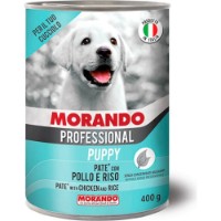 Hrană umedă pentru câini Morando Professional Puppy Chicken & Rice 400g