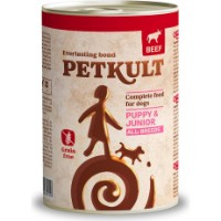 Hrană umedă pentru câini Petkult Puppy & Junior Beef 800g